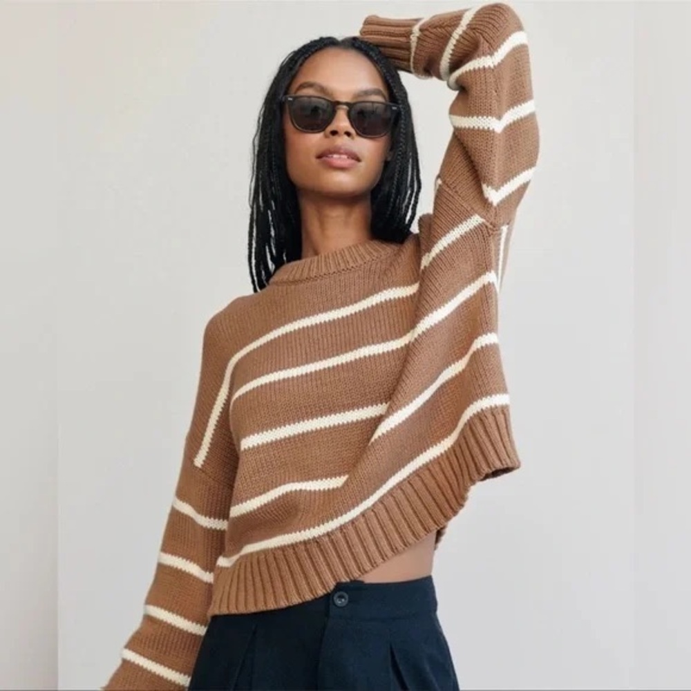 Jenni Kayne Chloe Sweater, XS Camel
